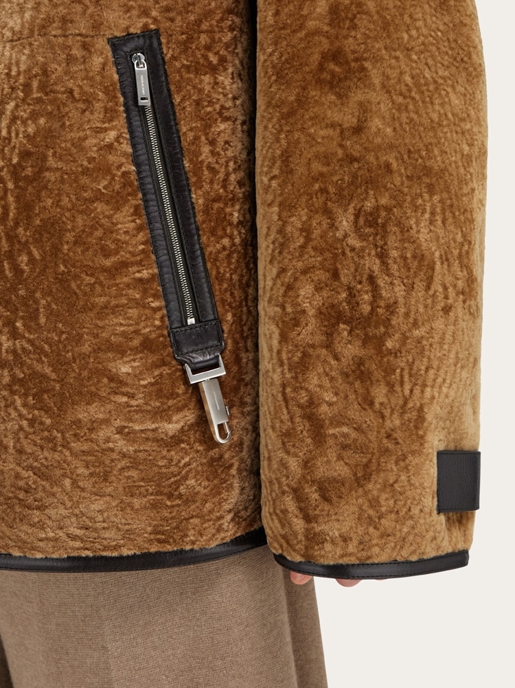 Chaqueta efecto astracán Gallery image 6
