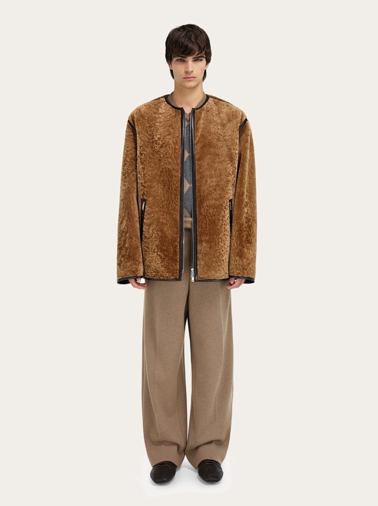 Chaqueta efecto astracán Gallery image 7