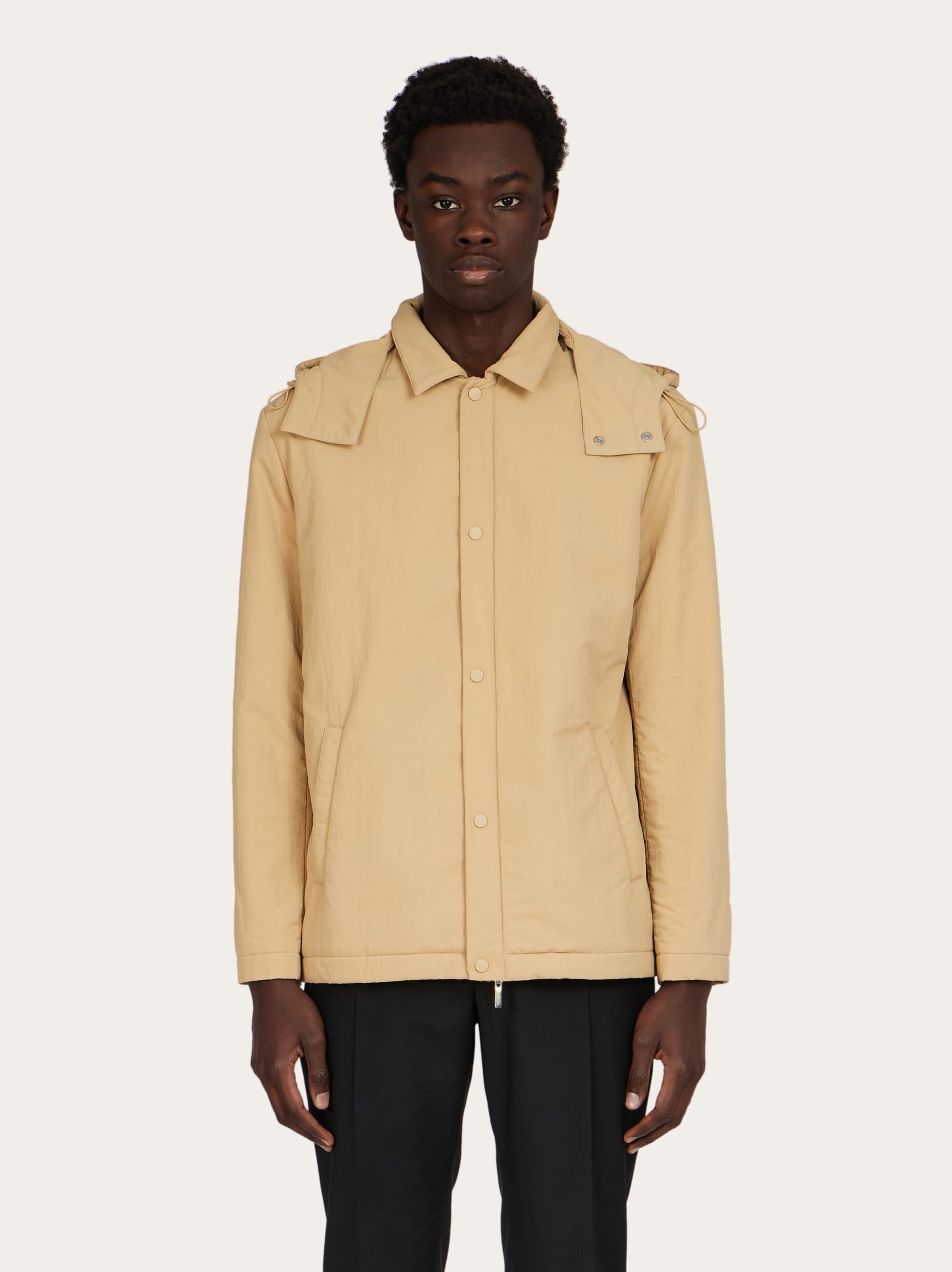 Structured nylon jacket - Men | Ferragamo