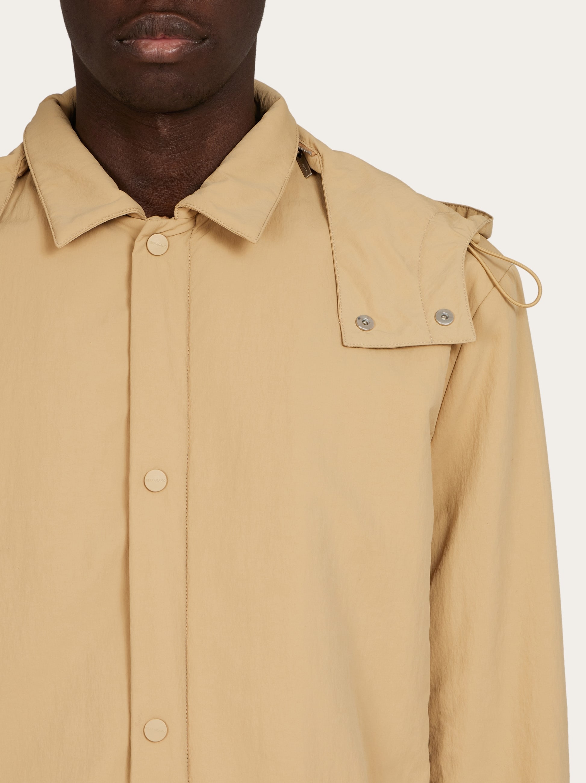 Structured nylon jacket - Men | Ferragamo