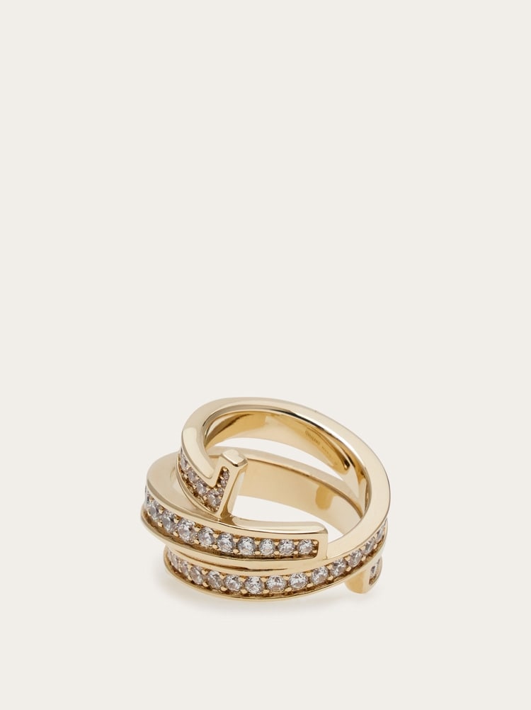 Gancini band ring - size 52 Gallery image 1