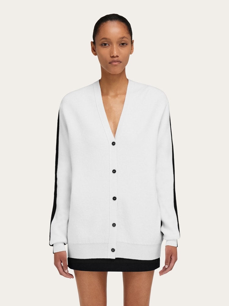 Cardigan bicolore Gallery image 2