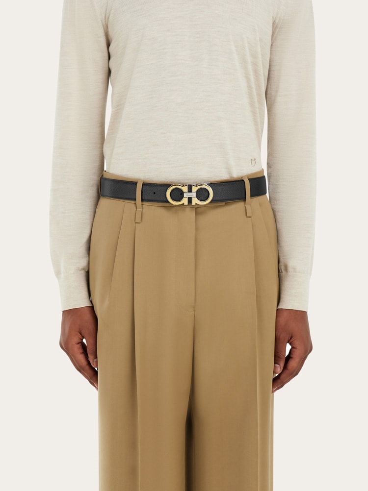 Ceinture réversible et réglable Gancini avec boucle Switch Gallery image 3