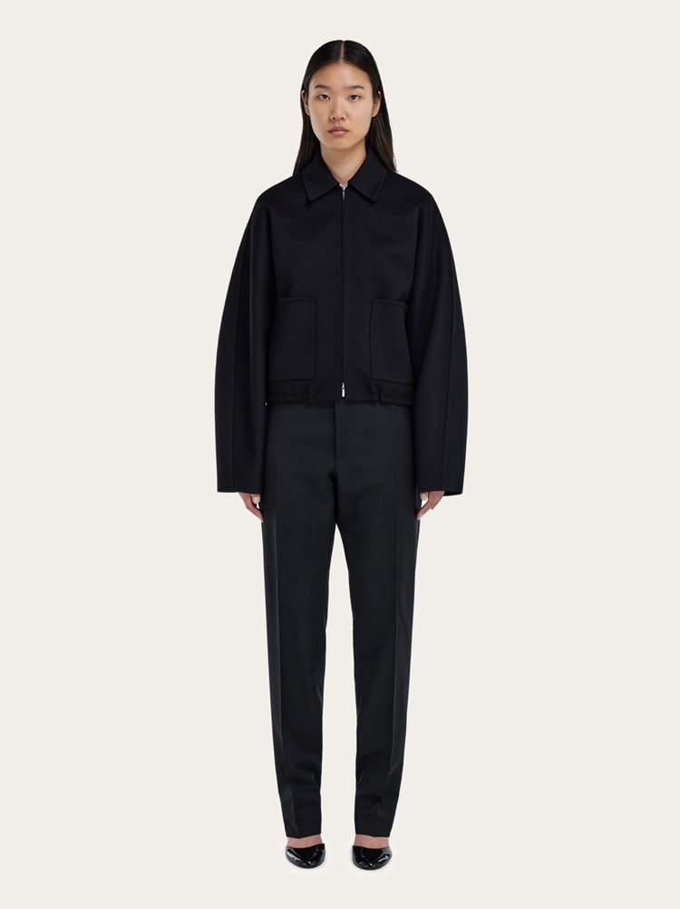 크롭 봄버 재킷 Gallery image 6