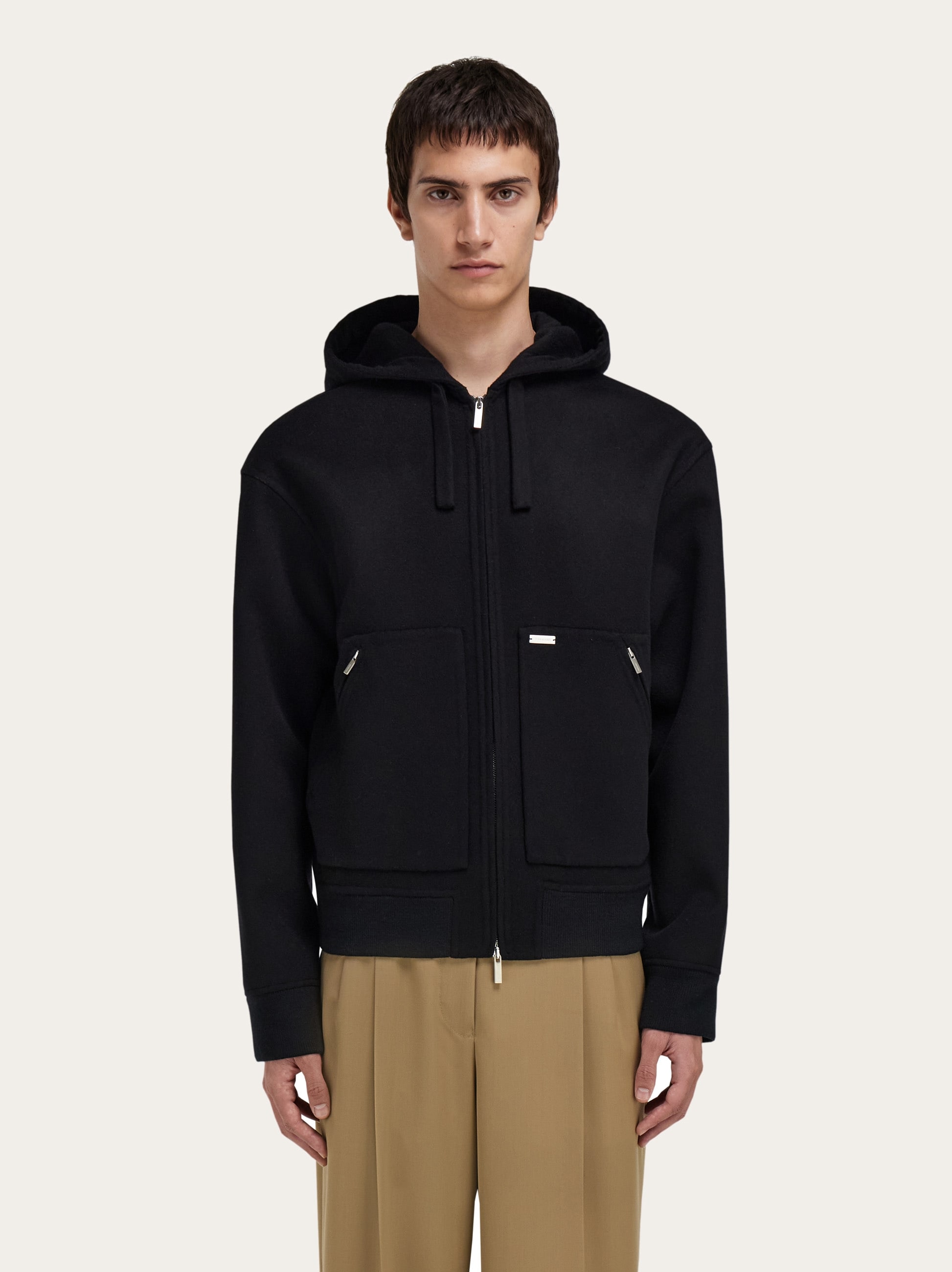 Salvatore Ferragamo フード付きジャケット フード付きブルゾン - メンズ | Ferragamo
