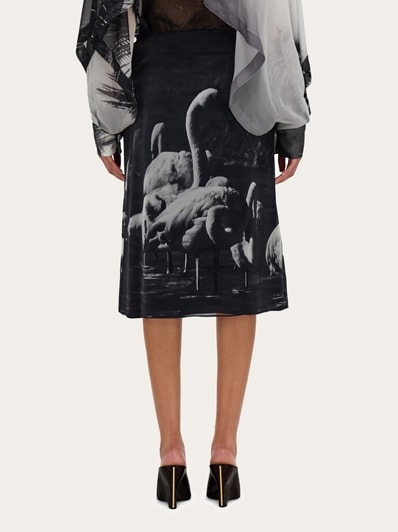 【美品】Salvatore Ferragamo コットン リネン スカート 1.jpg