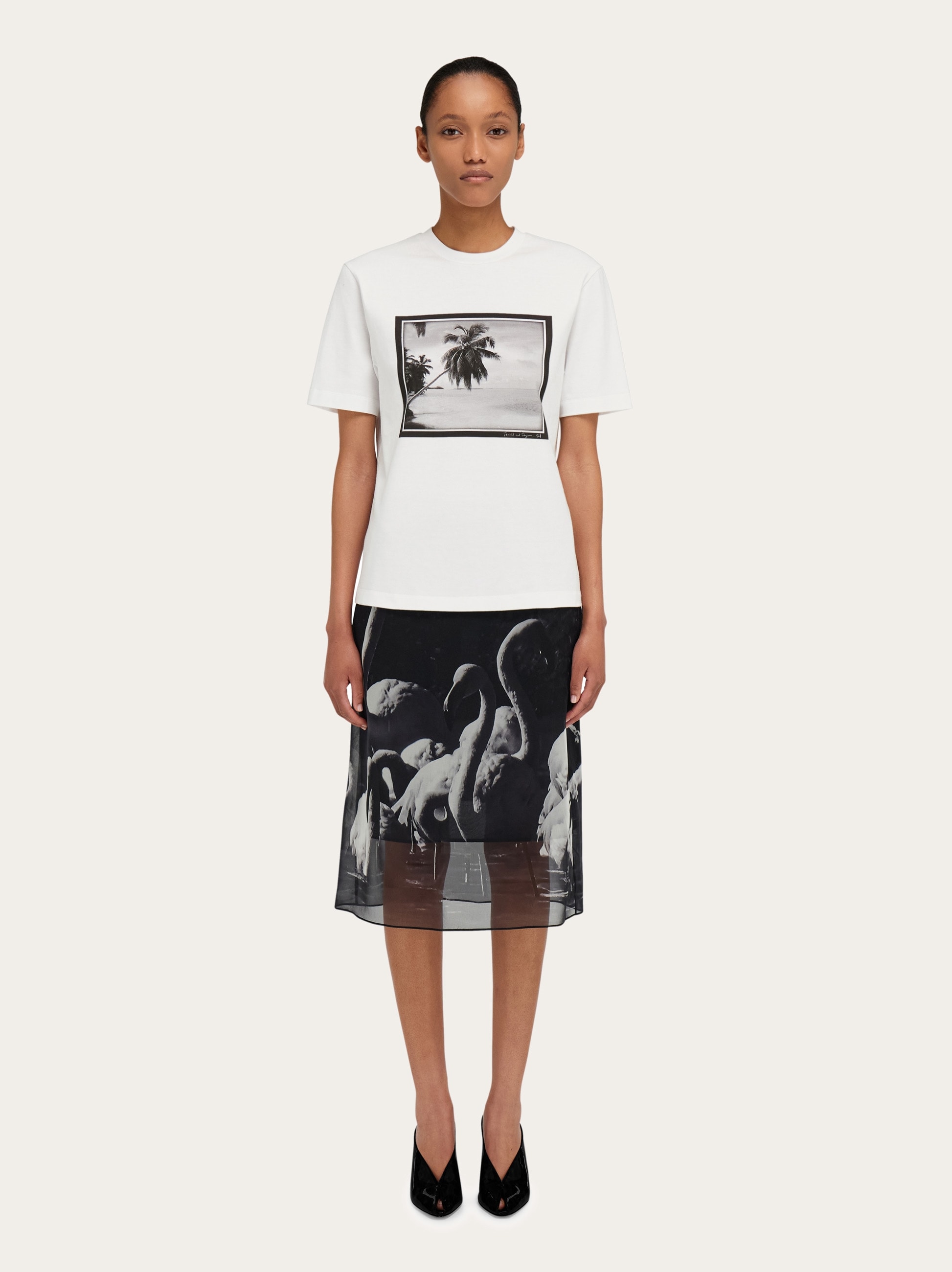 Trinidad print T-shirt - Women | Ferragamo