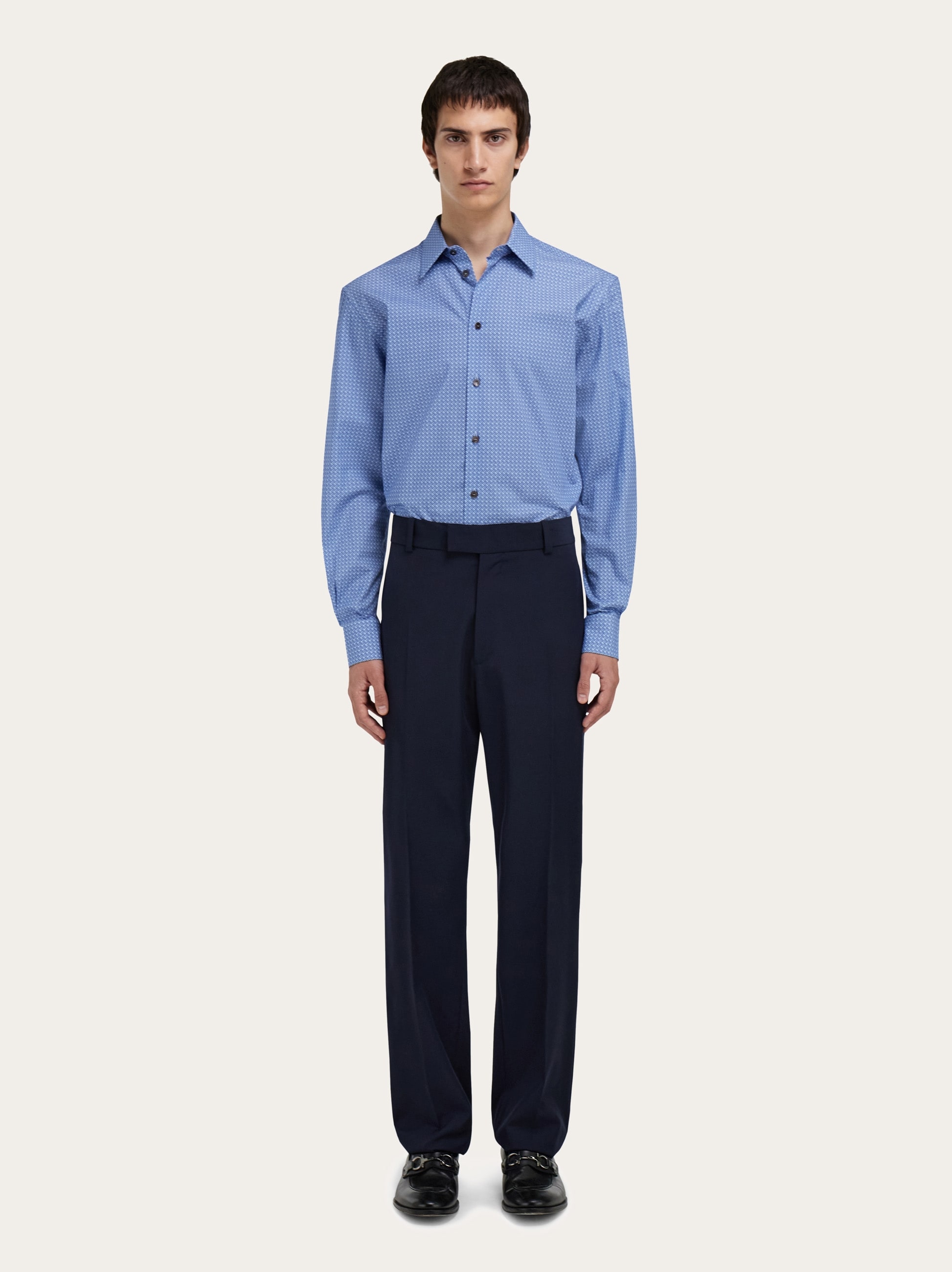 トップス salvatoreFerragamo Ferragamo Monogram shirt - Men | Ferragamo