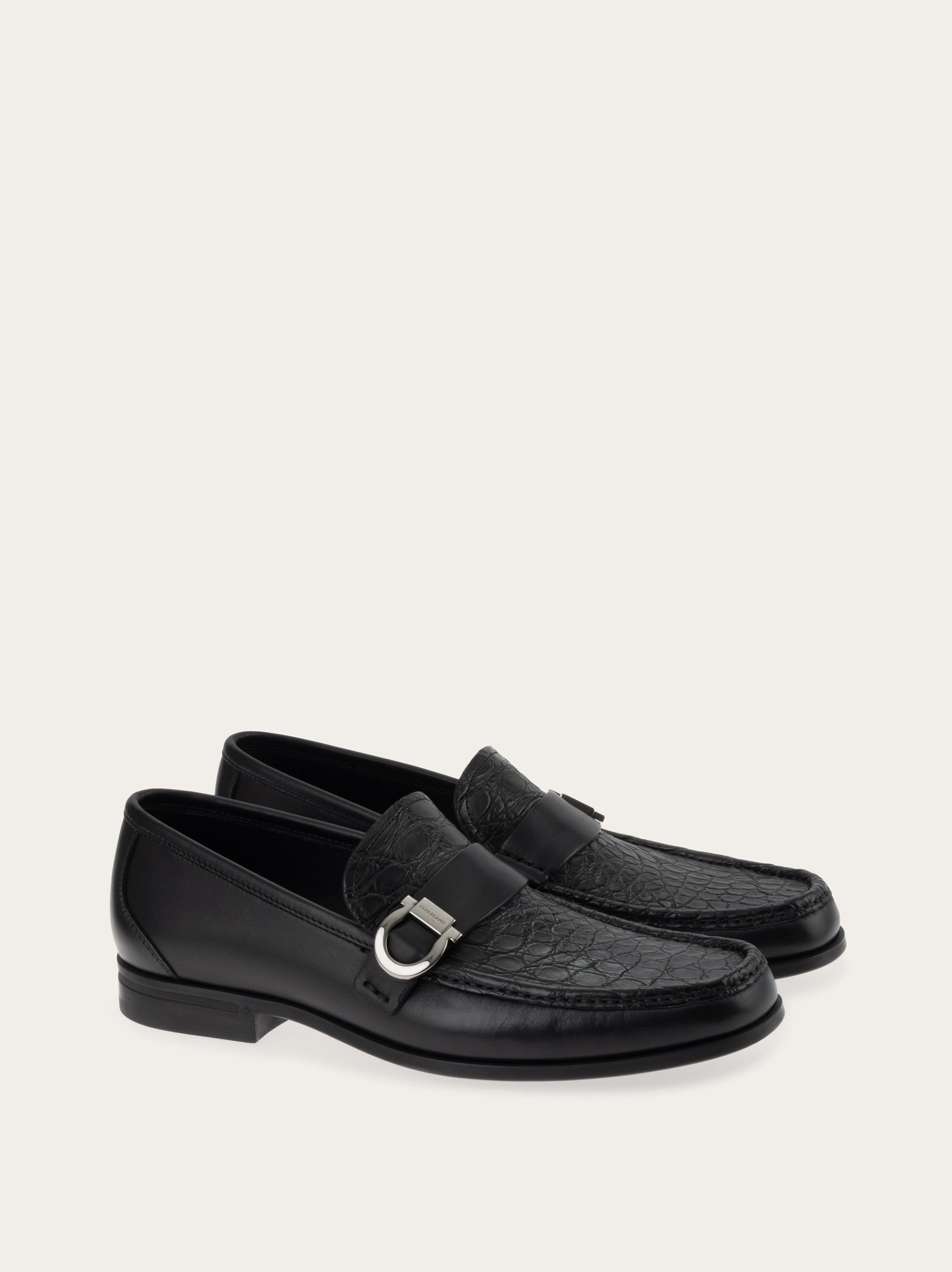 Loafer with Gancini ornament - Men | Ferragamo Loafer with Gancini ornament - Men | Ferragamo