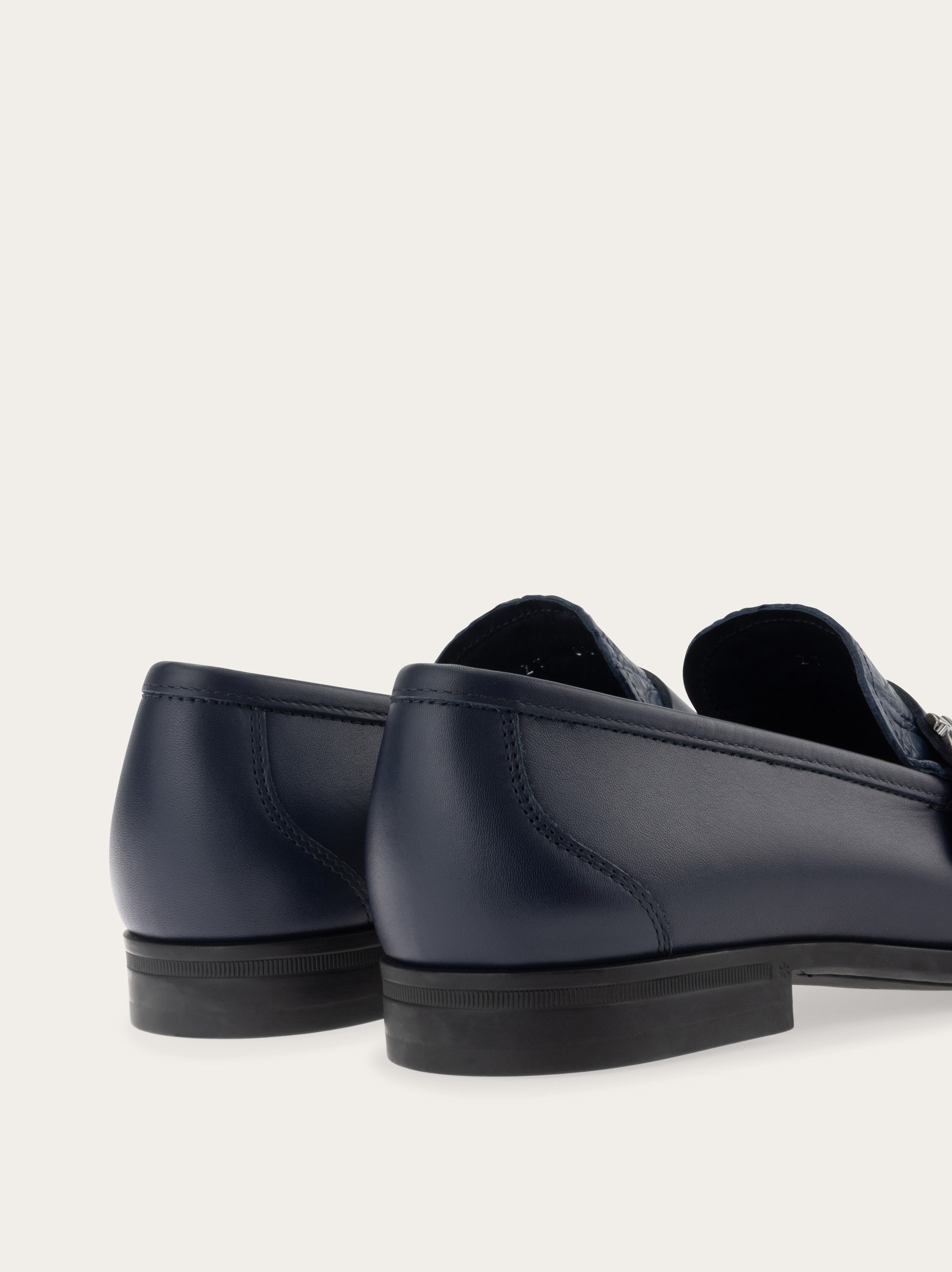 Loafer with Gancini ornament - Men | Ferragamo