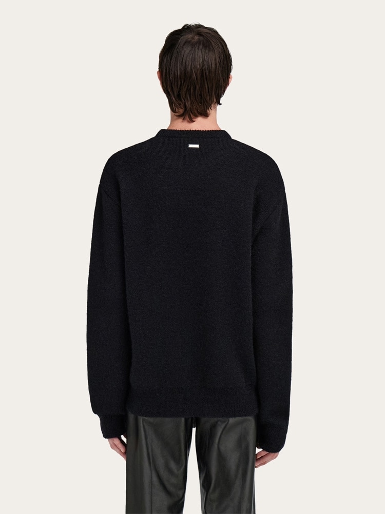 Crew neck sweater with Trinidad print Gallery image 4