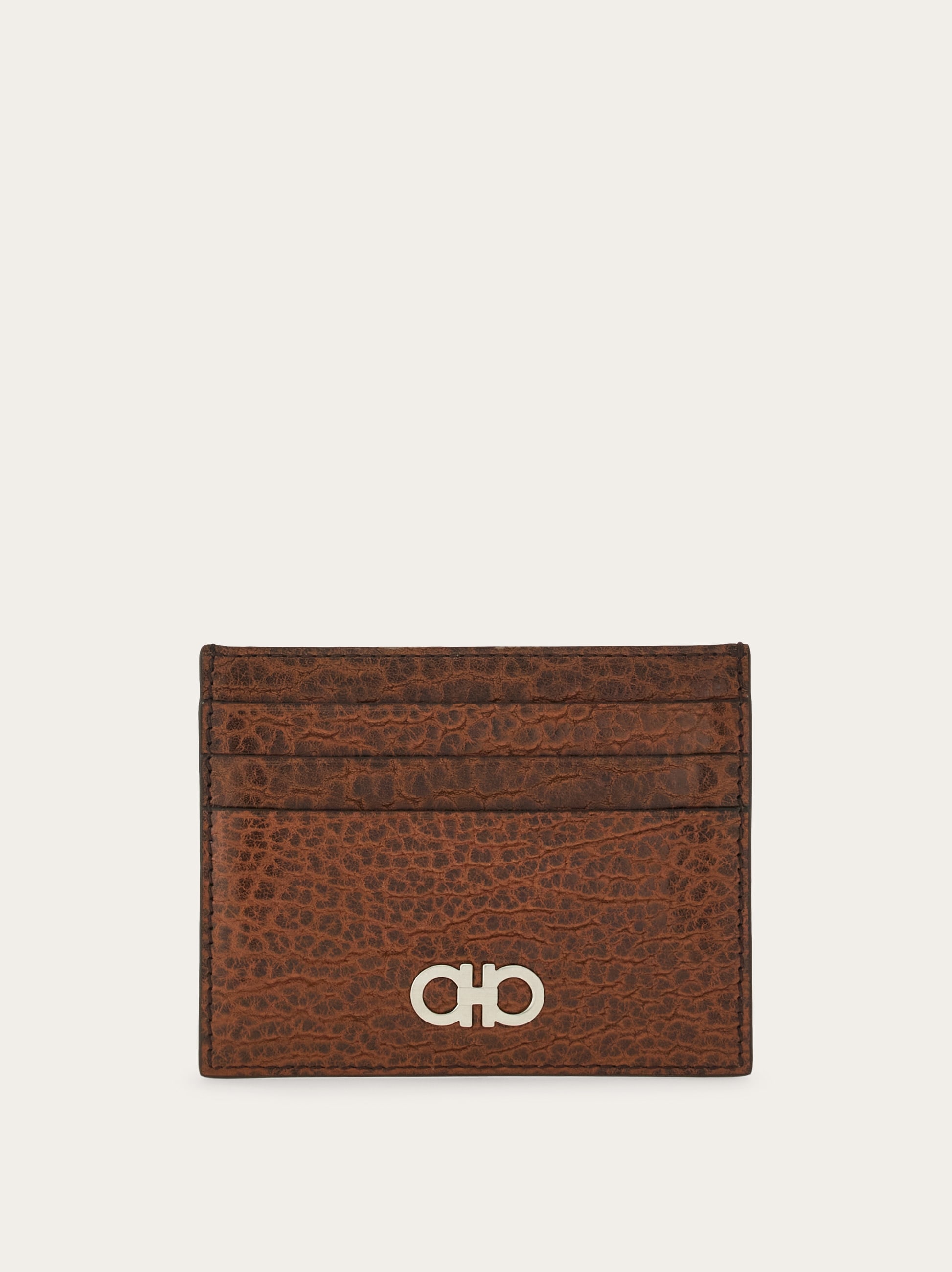 Gancini credit card holder - Men | Ferragamo