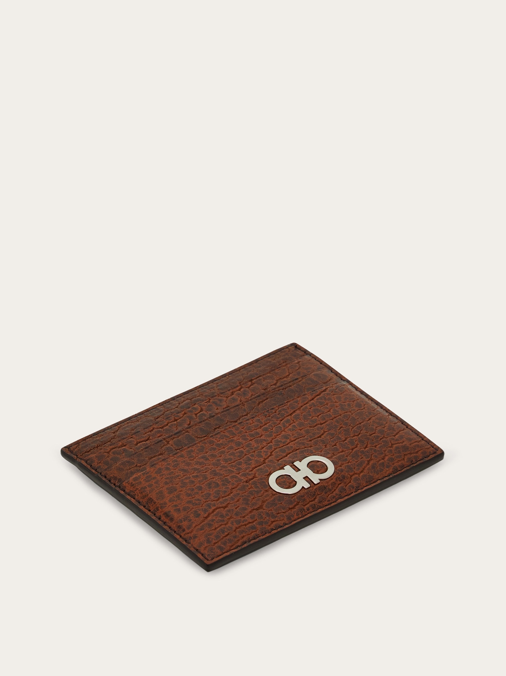 Gancini credit card holder - Men | Ferragamo