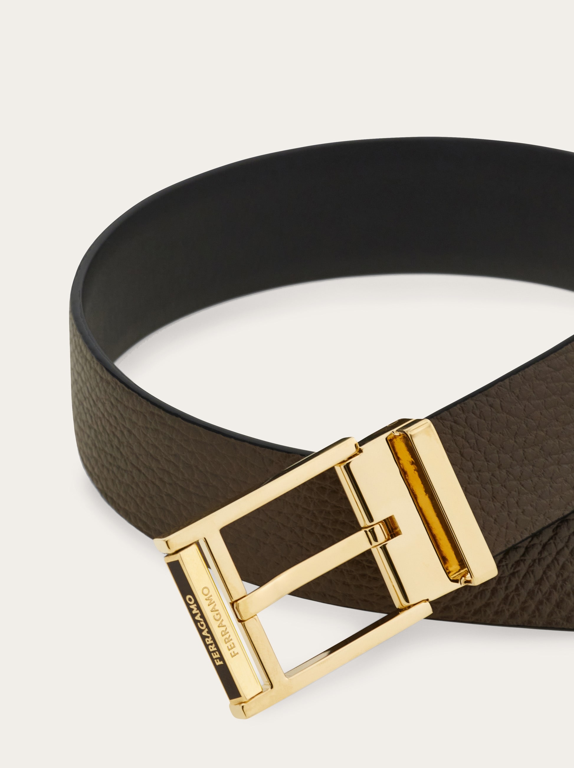 Reversible and adjustable belt - Men | Ferragamo