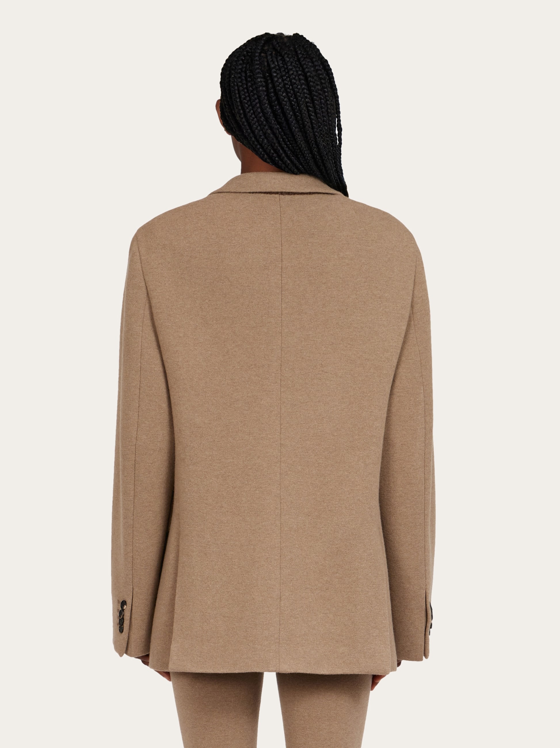 Single breasted jersey blazer - Women | Ferragamo