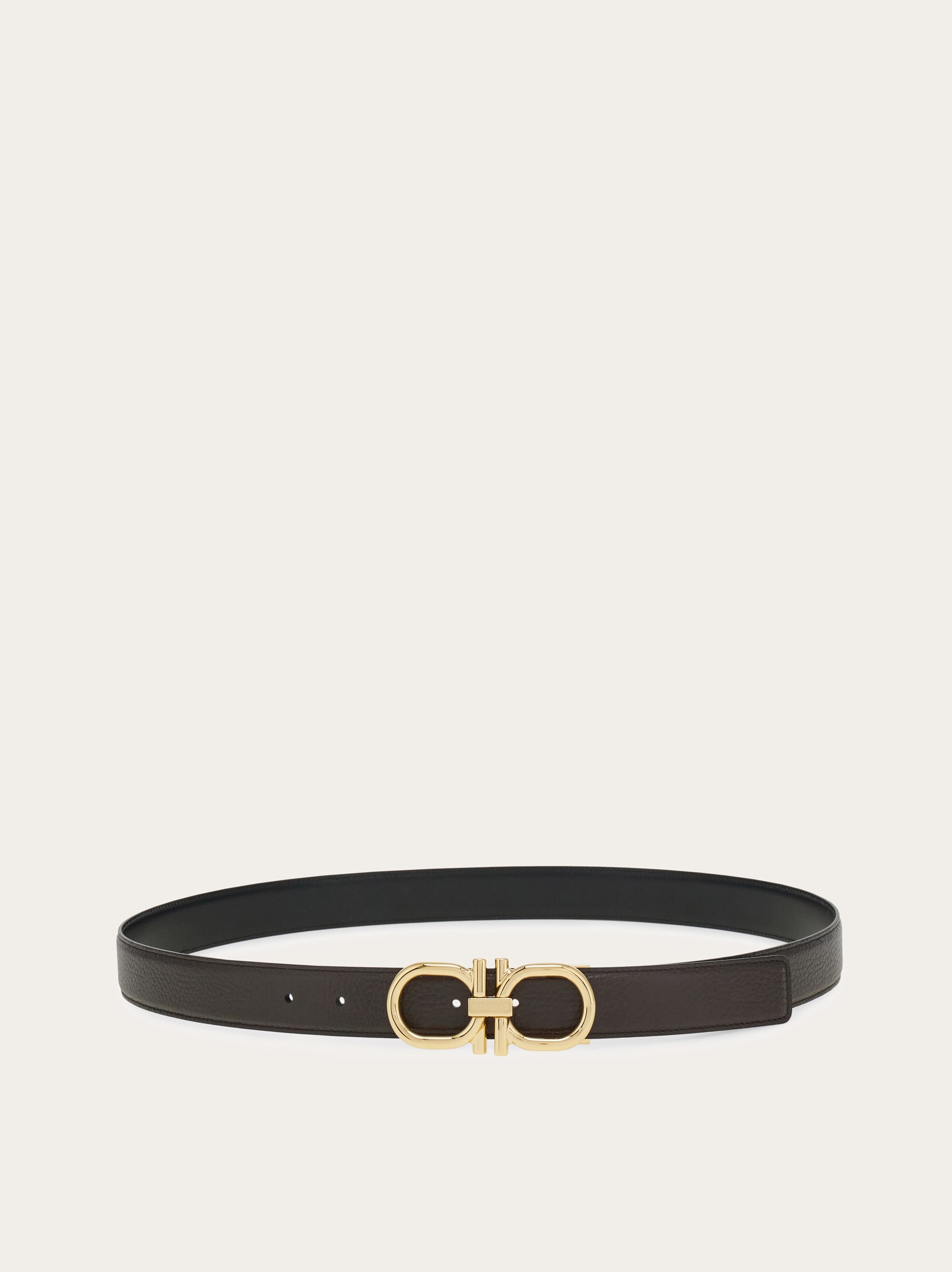 Reversible and adjustable Gancini belt - Men | Ferragamo