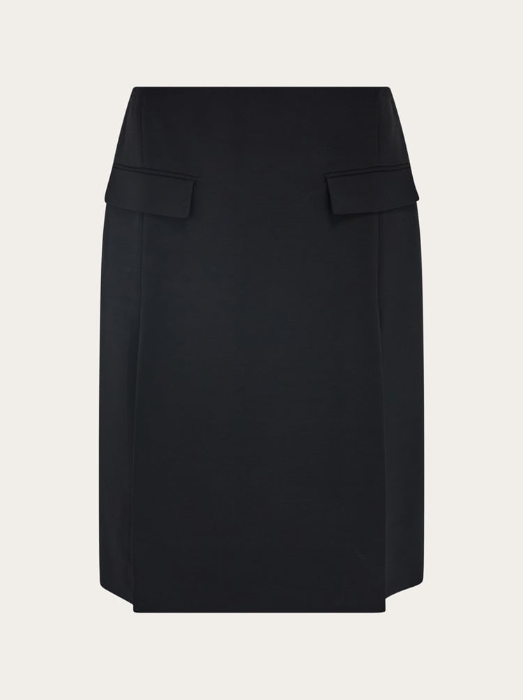 Pencil skirt with double slit Gallery image 1
