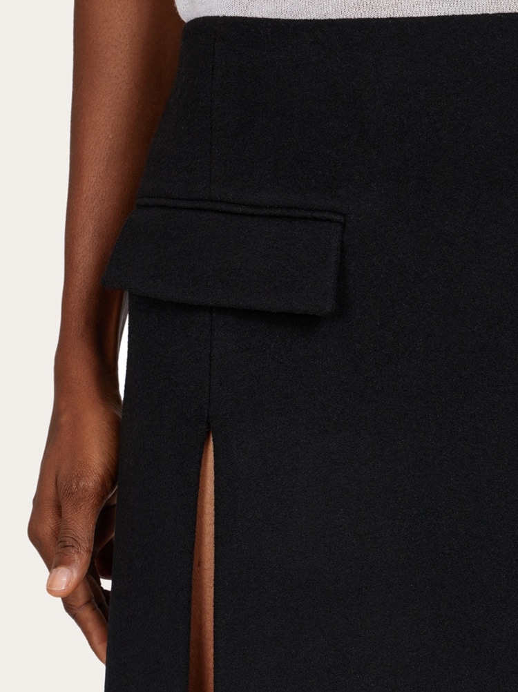 Pencil skirt with double slit Gallery image 5