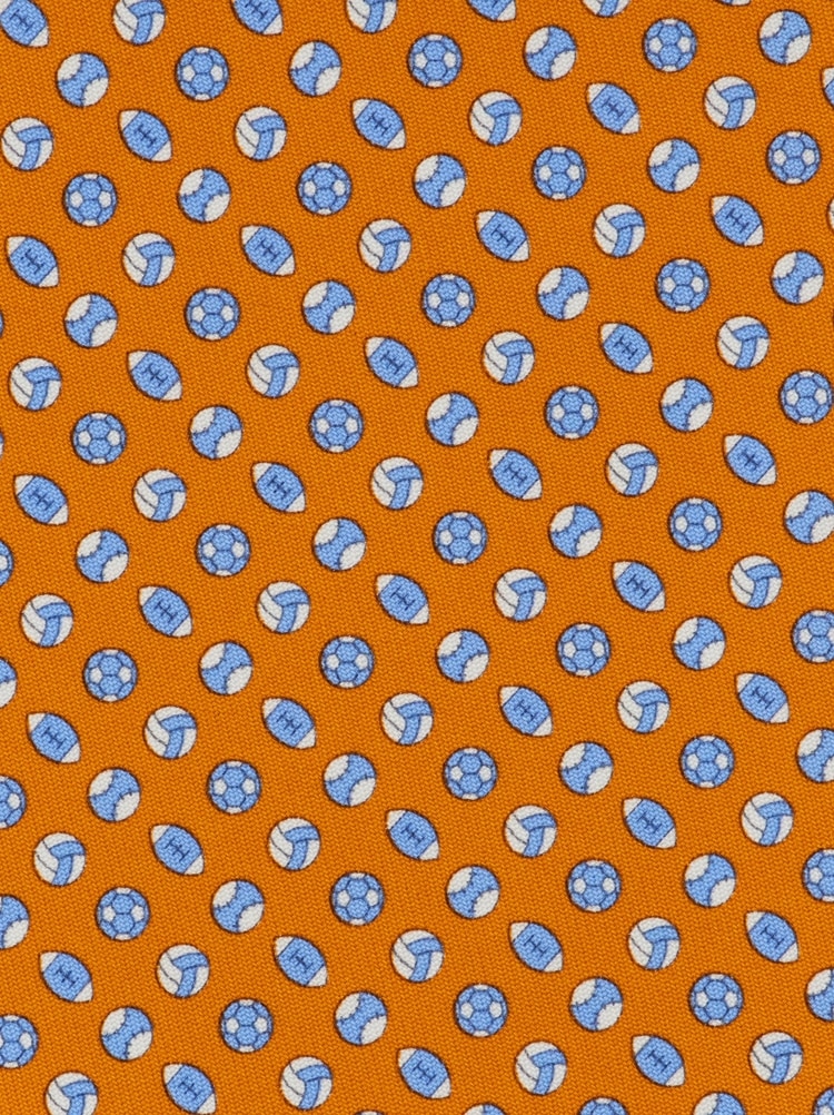 Sport print silk tie Gallery image 2