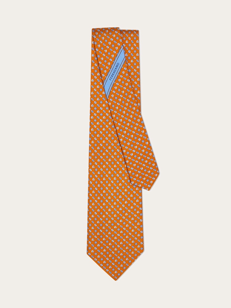 Sport print silk tie Gallery image 3