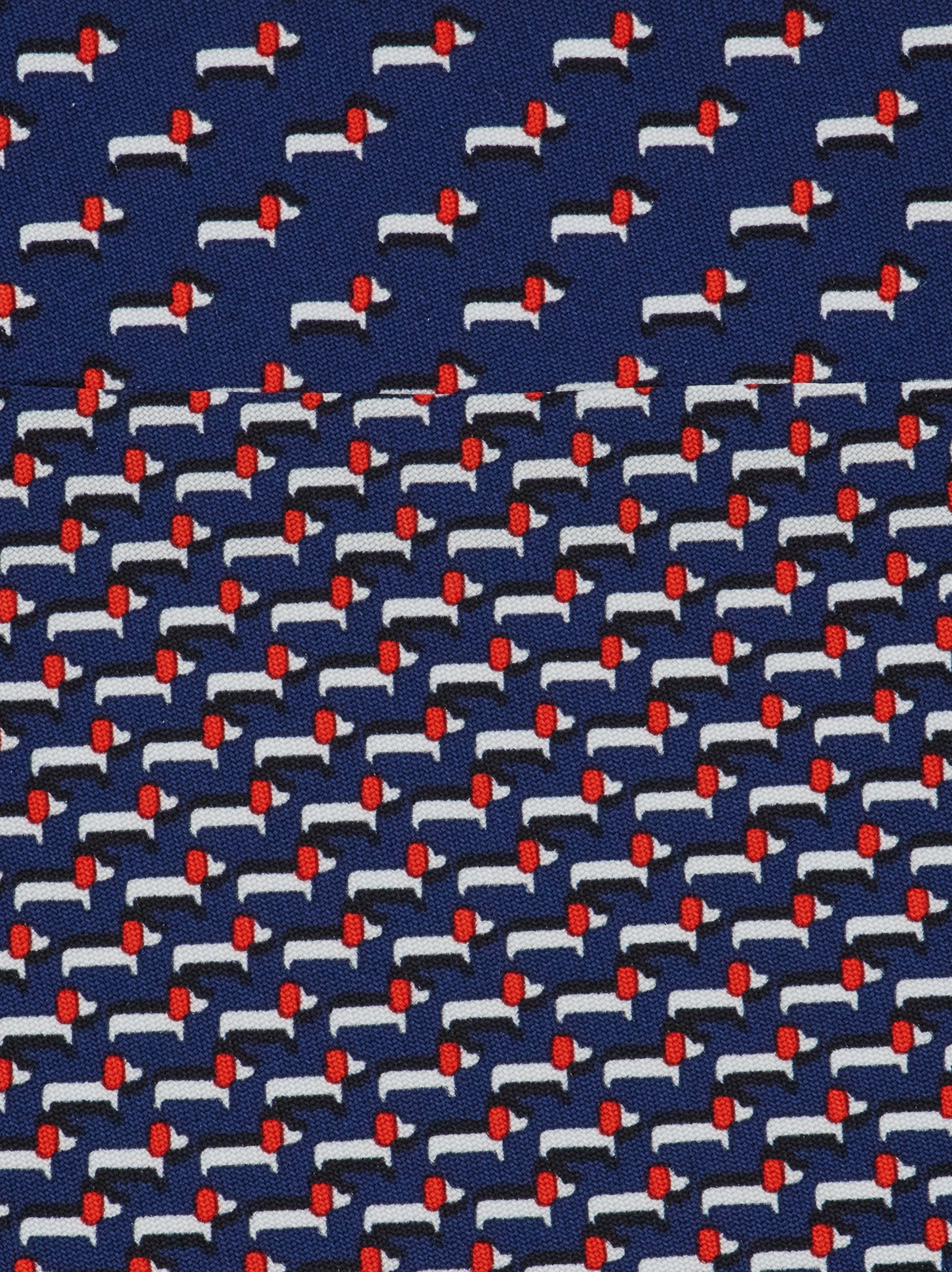 Dachshund print silk tie - Men | Ferragamo