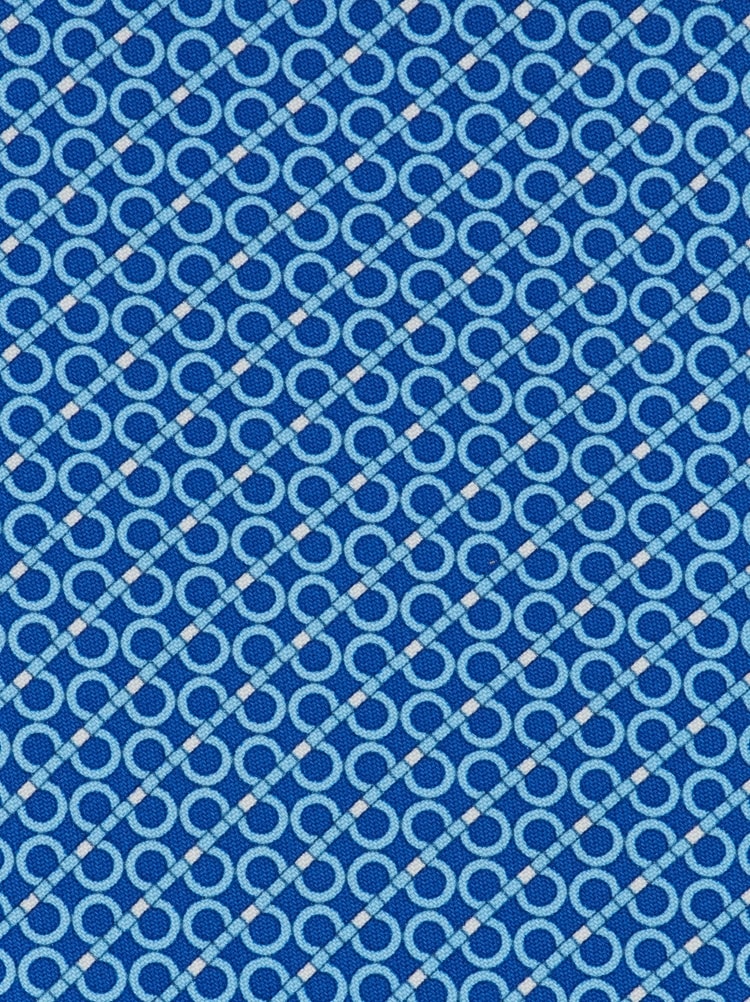 Corbata de seda estampado Gancini regimental Gallery image 2