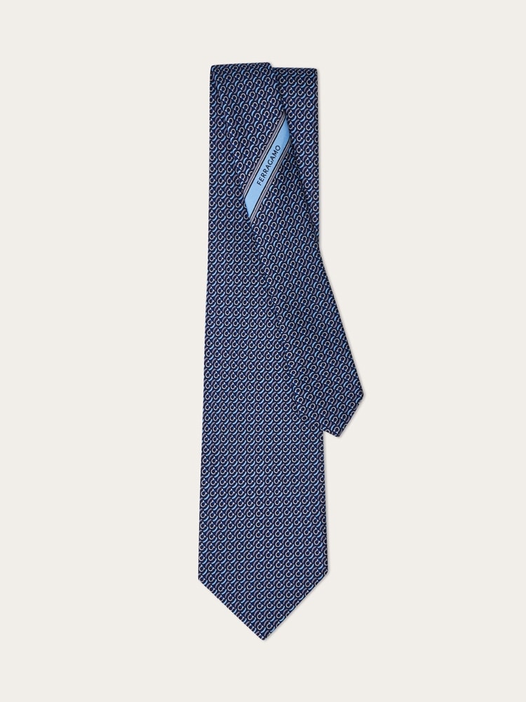 Corbata de seda estampado Paréntesis Gallery image 3