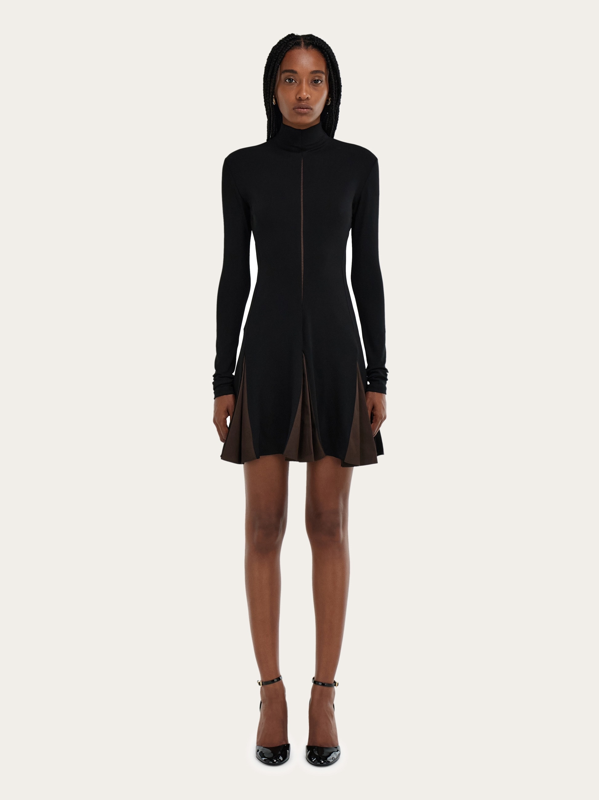 トップス salvatoreFerragamo Dress with contrasting inserts - Women | Ferragamo