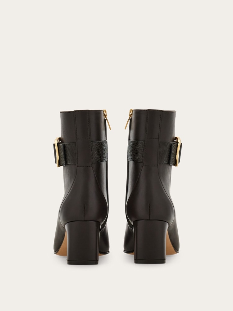 간치니 버클 미드힐 앵클 부츠 Gallery image 5