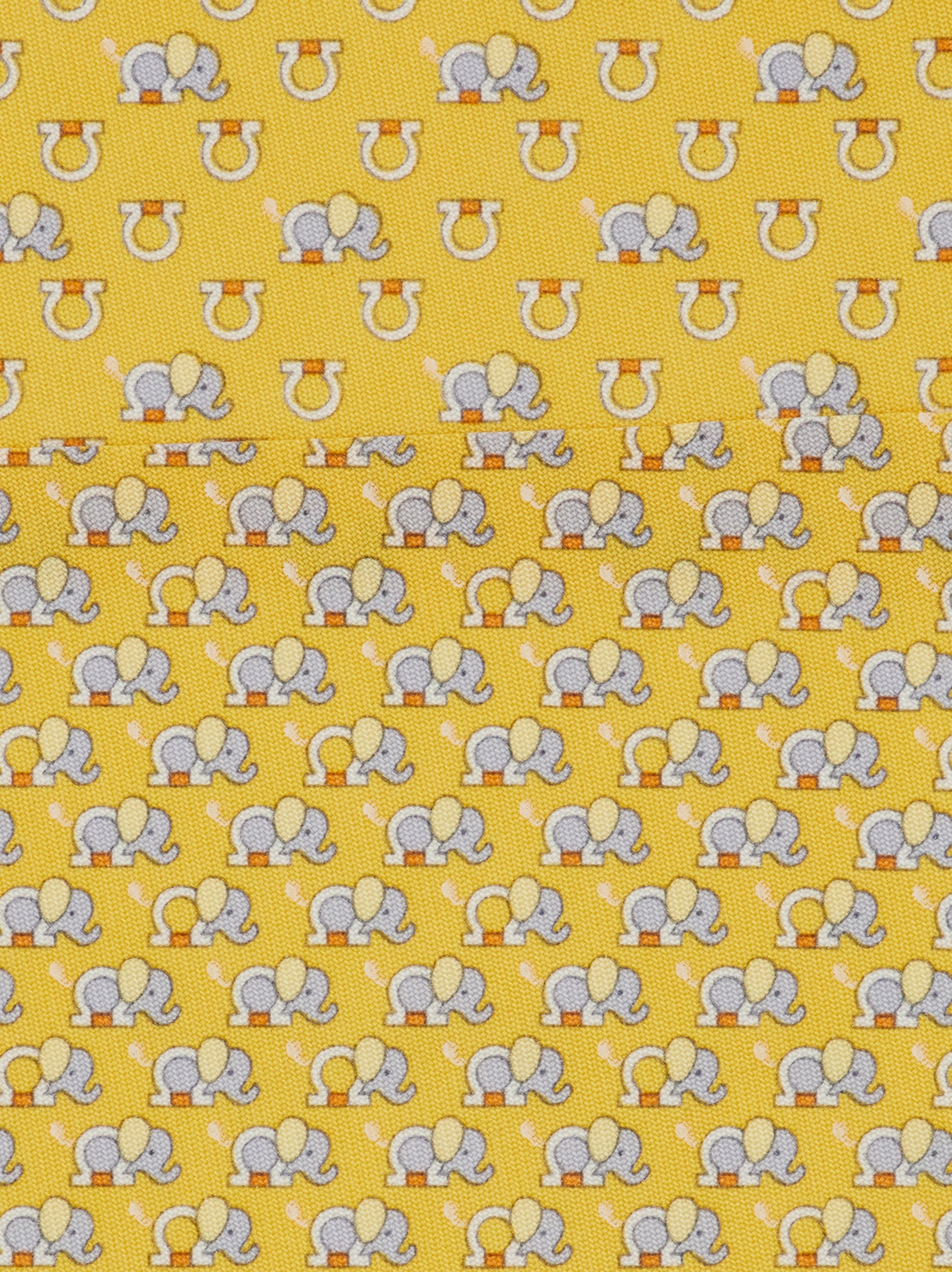 Elephant print silk tie - Men | Ferragamo