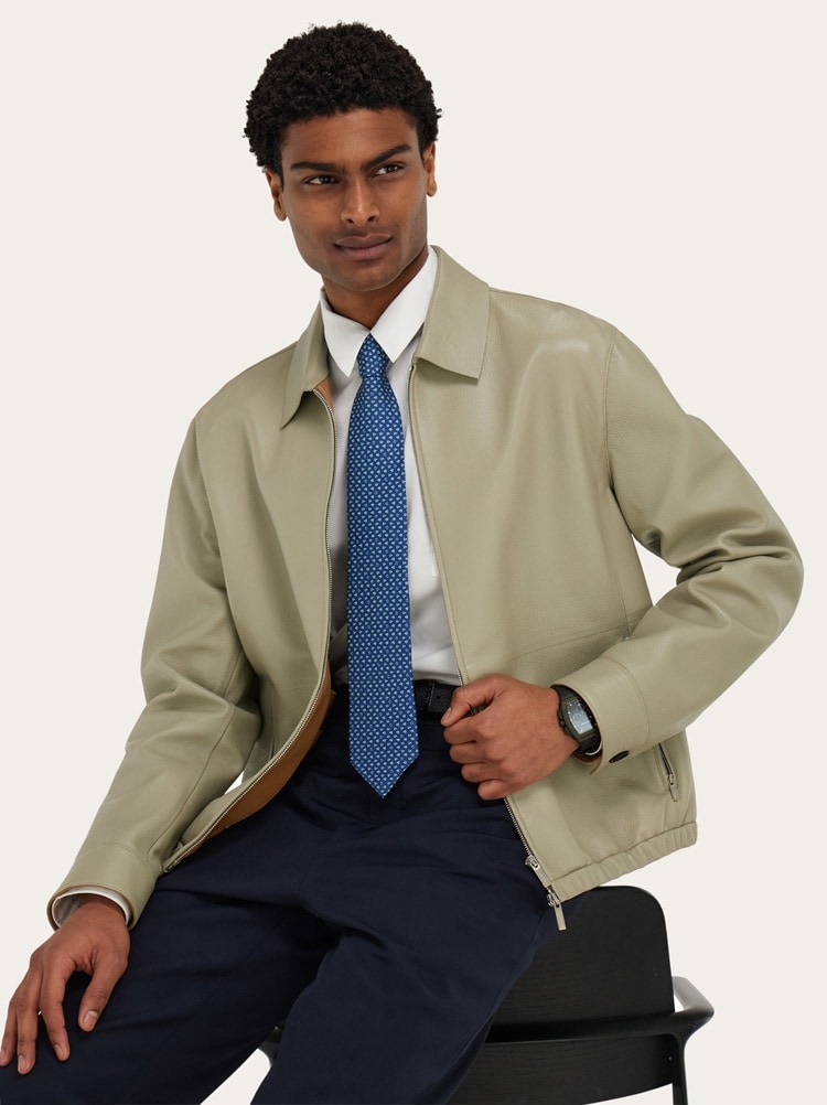 Mail print silk tie Gallery image 5