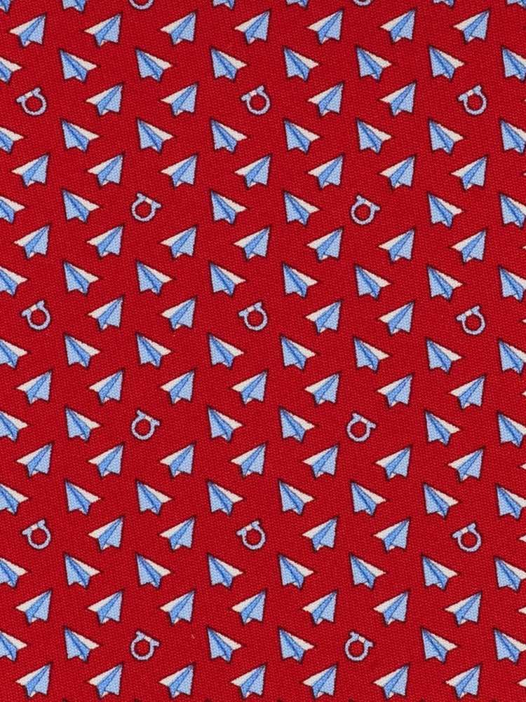 Mail print silk tie Gallery image 2