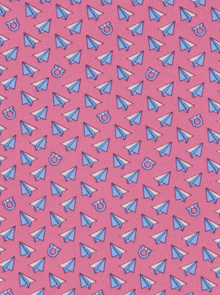 Cravatta in seta stampa Mail Gallery image 2