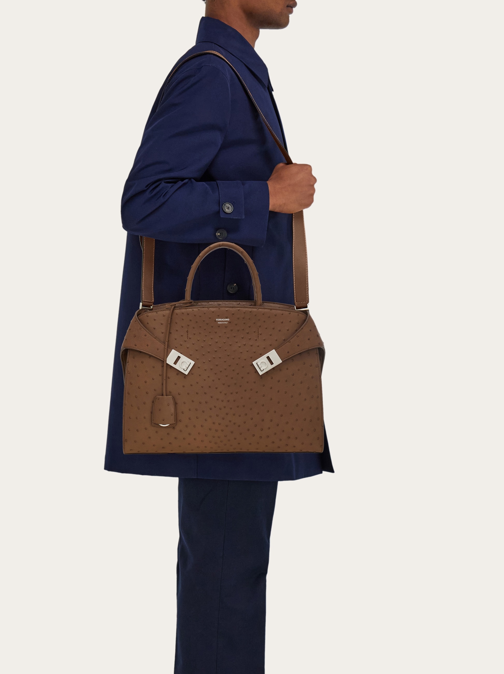 Hug briefcase - Men | Ferragamo