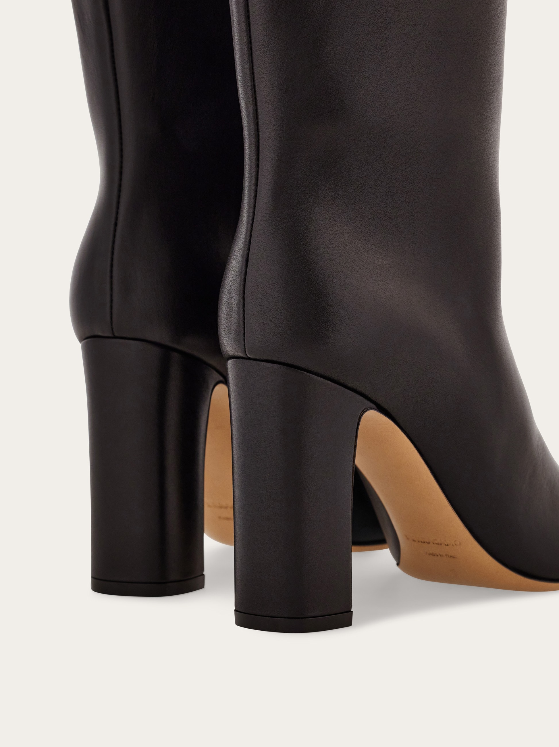Knee high boot with Hug buckle detail - Women | Ferragamo