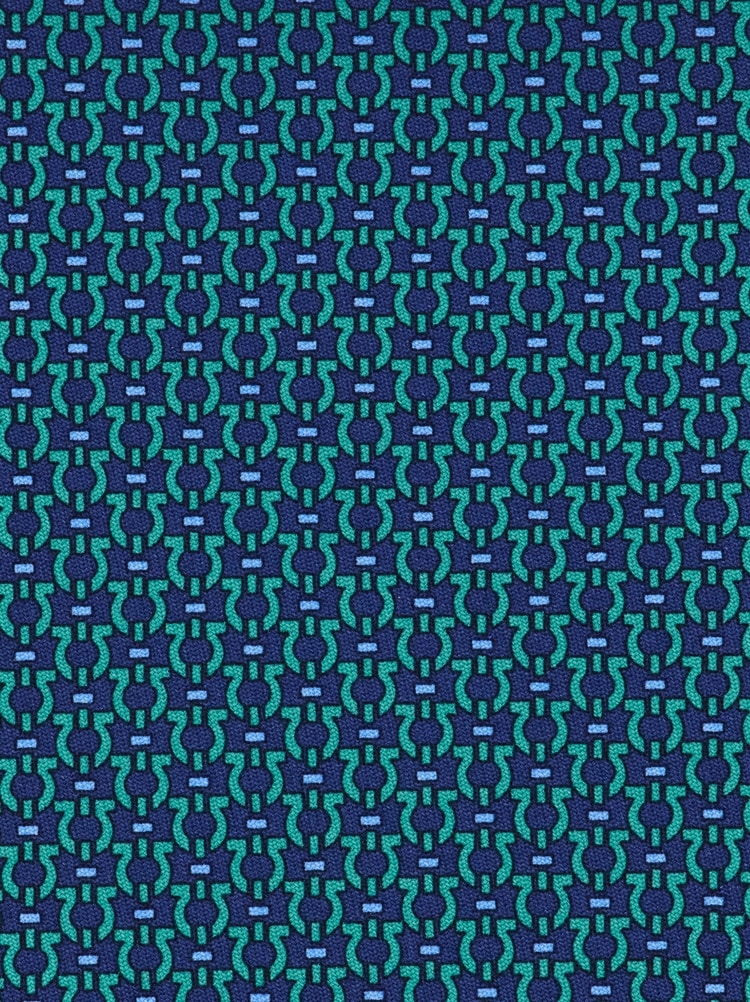 Corbata de seda estampado Gancini Gallery image 2