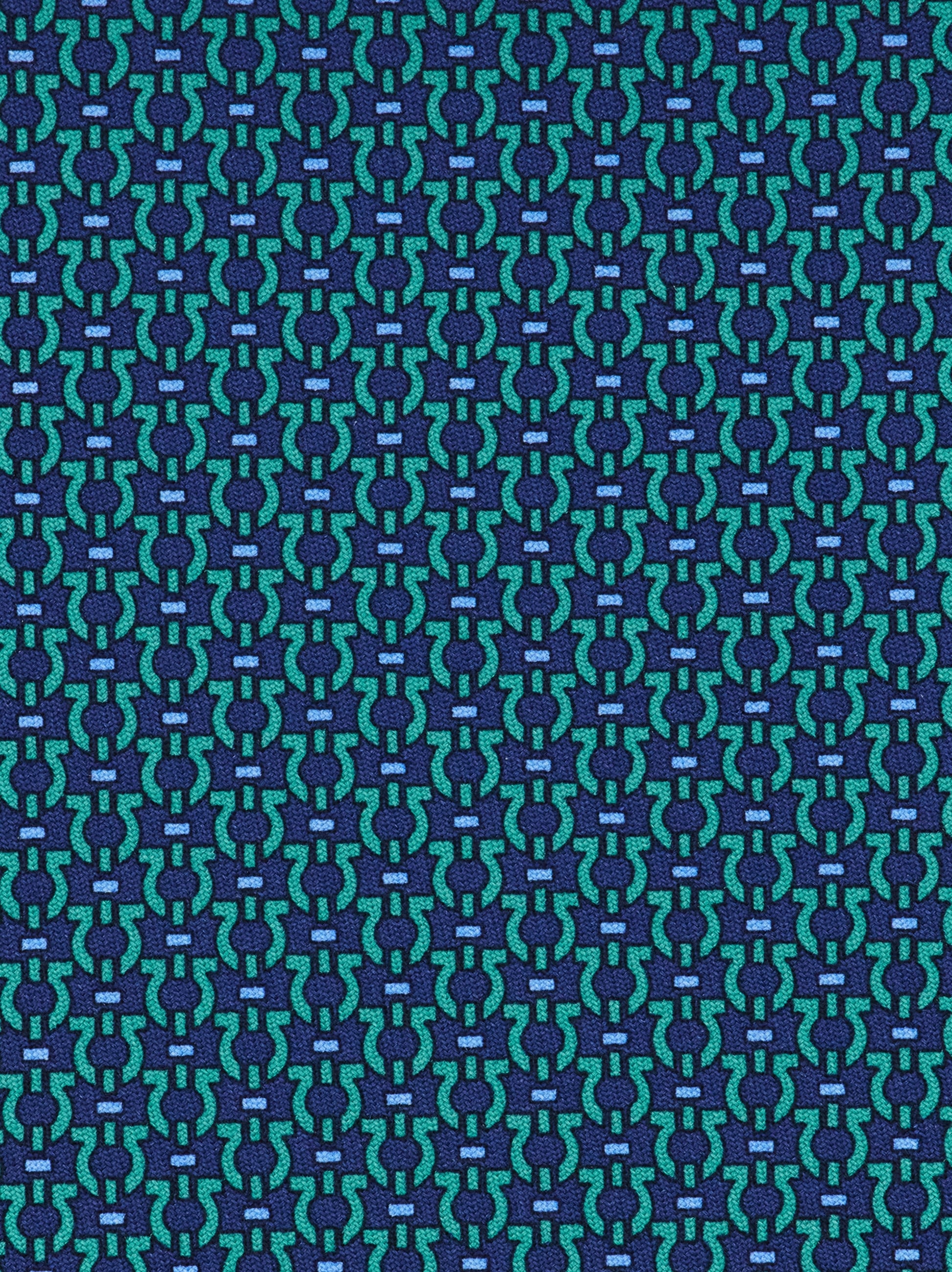 Gancini print silk tie - Men | Ferragamo