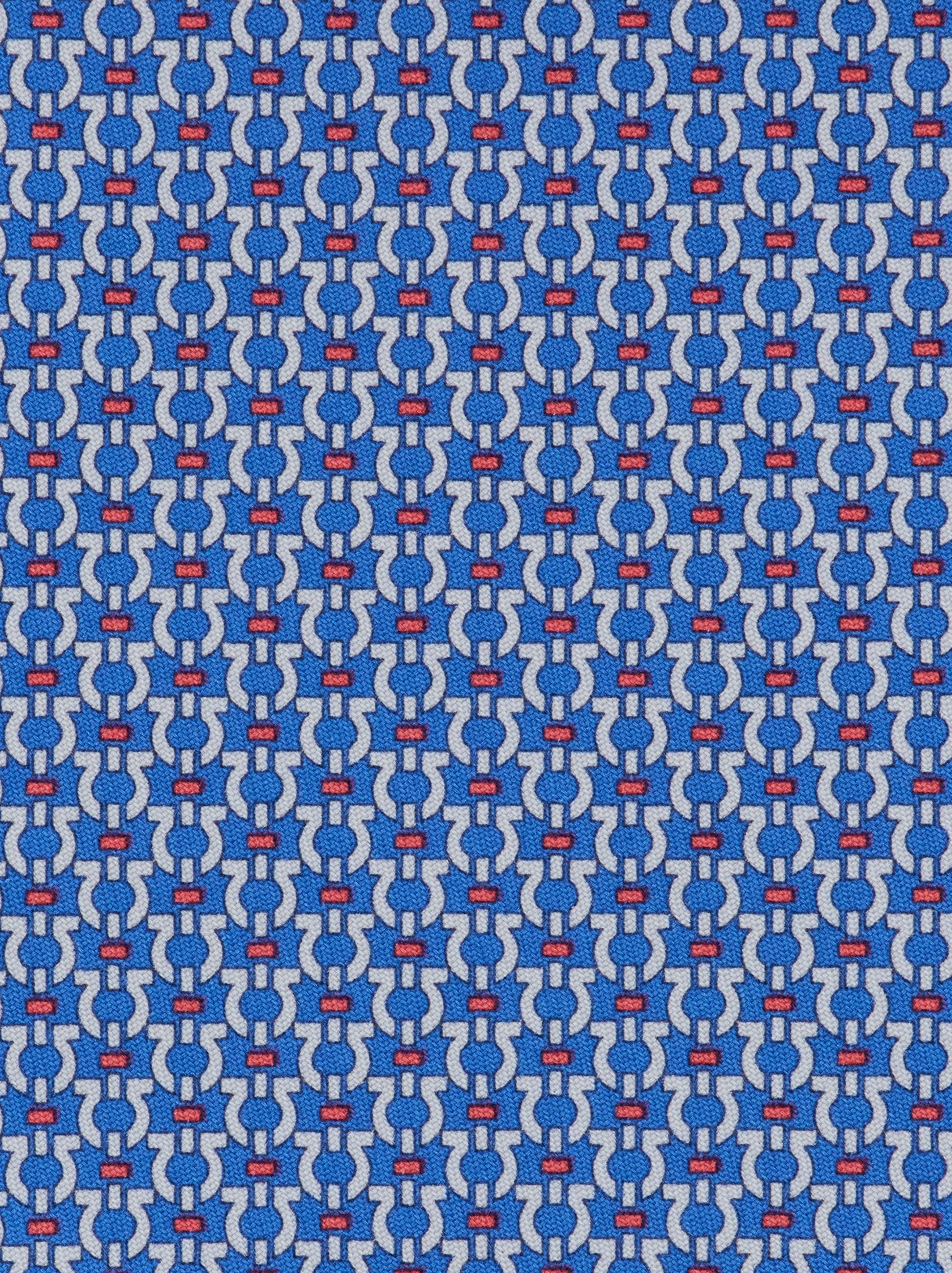 Gancini print silk tie - Men | Ferragamo