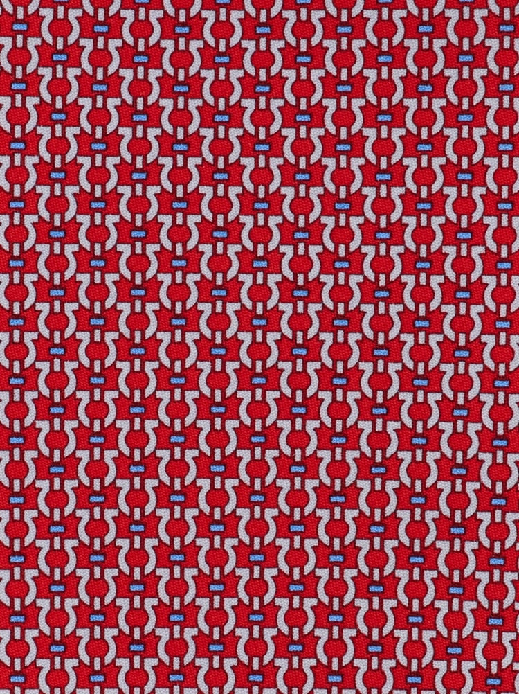 간치니 프린트 실크 타이 Gallery image 2