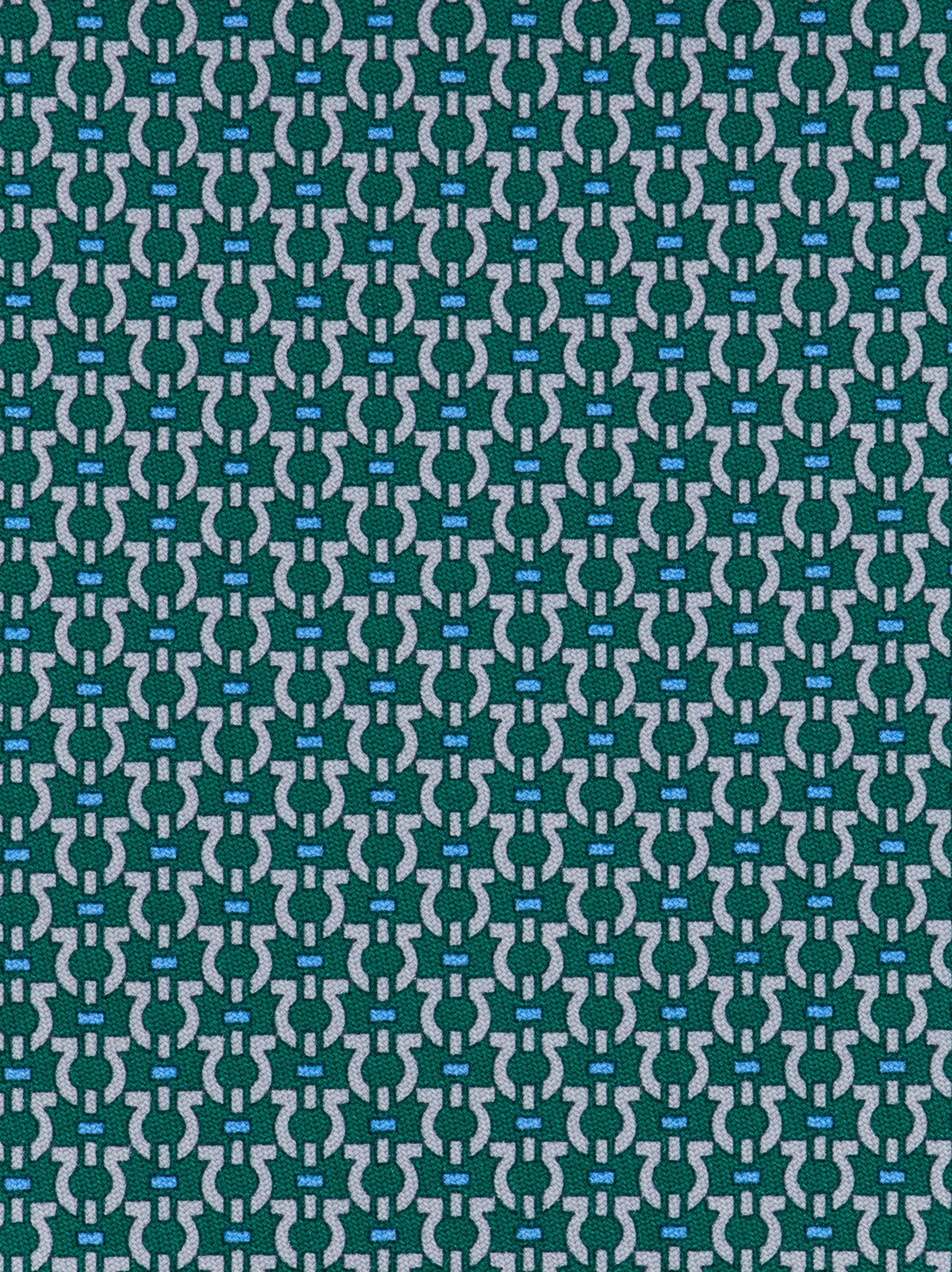 Gancini print silk tie - Men | Ferragamo