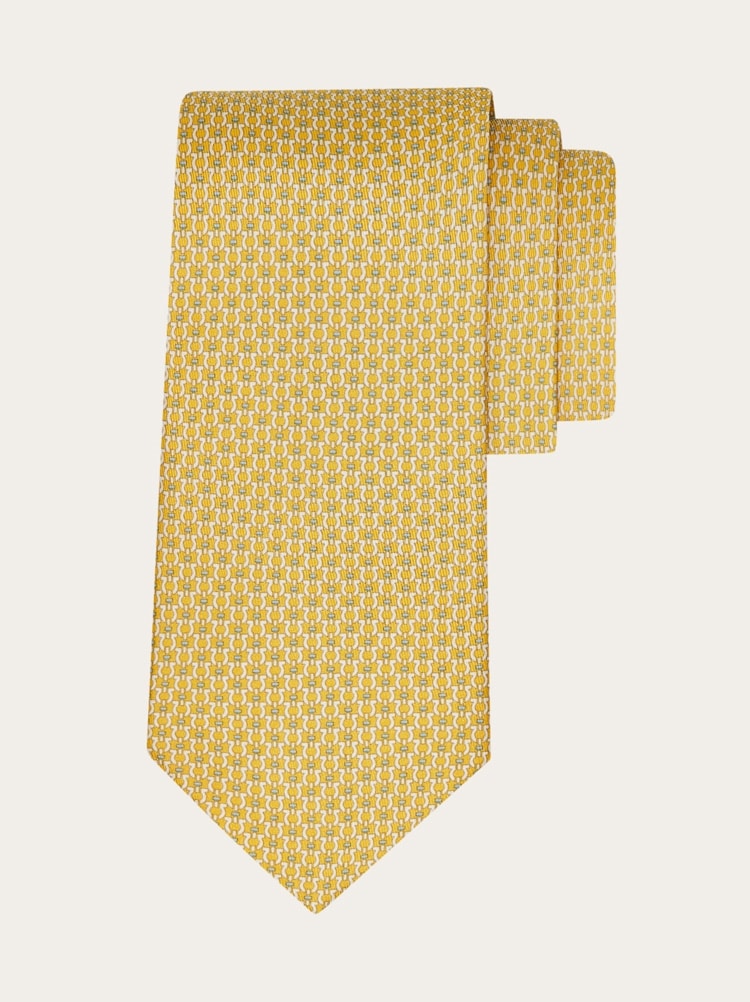 Corbata de seda estampado Gancini Gallery image 1