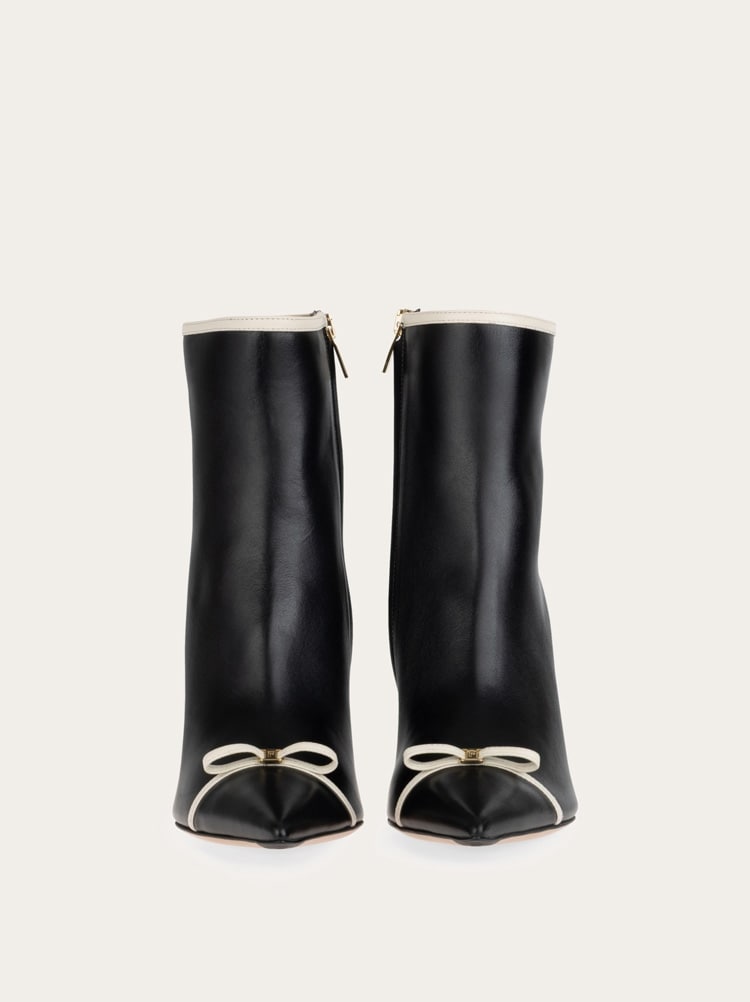 Pointed ankle boot with mini bow detail Gallery image 3