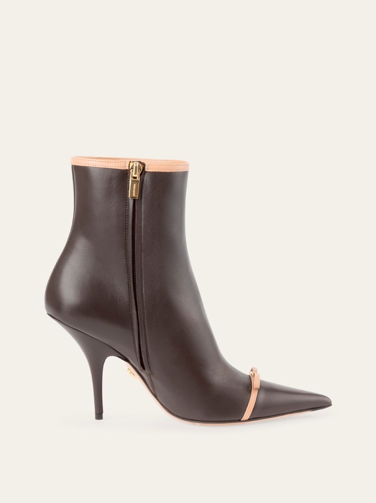 Pointed ankle boot with mini bow detail Gallery image 5