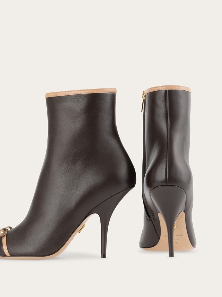 Pointed ankle boot with mini bow detail Gallery image 8