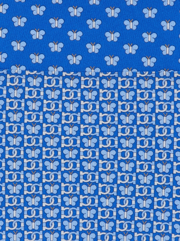 Cravatta in seta stampa Butterfly Gallery image 2