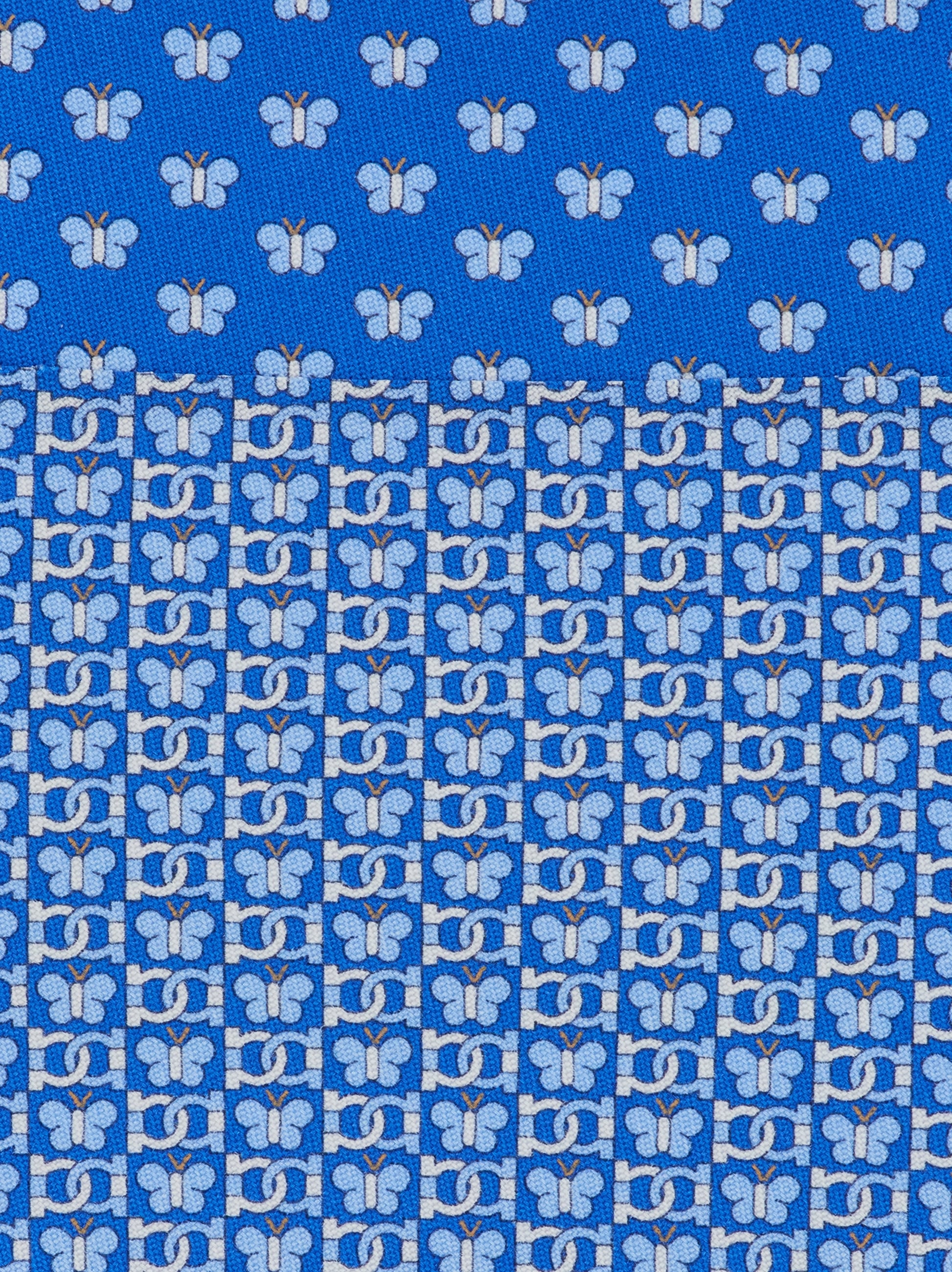 Butterfly print silk tie - Men | Ferragamo