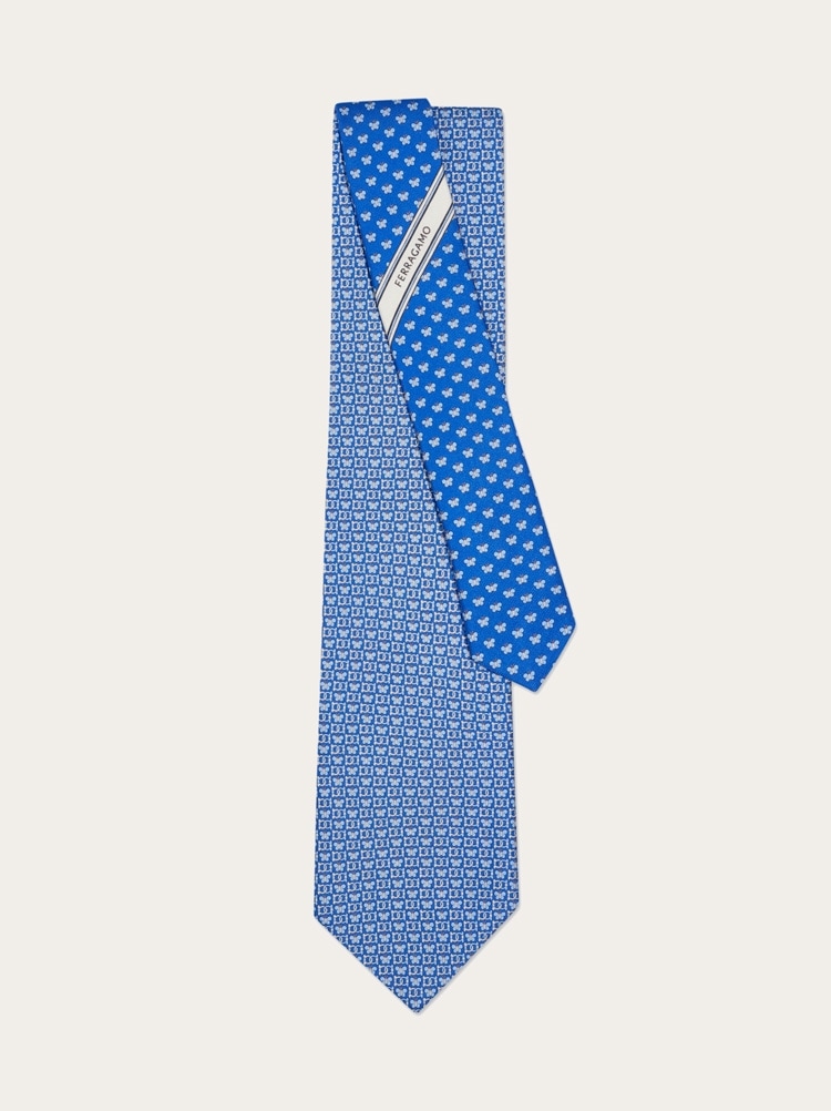 Cravatta in seta stampa Butterfly Gallery image 3