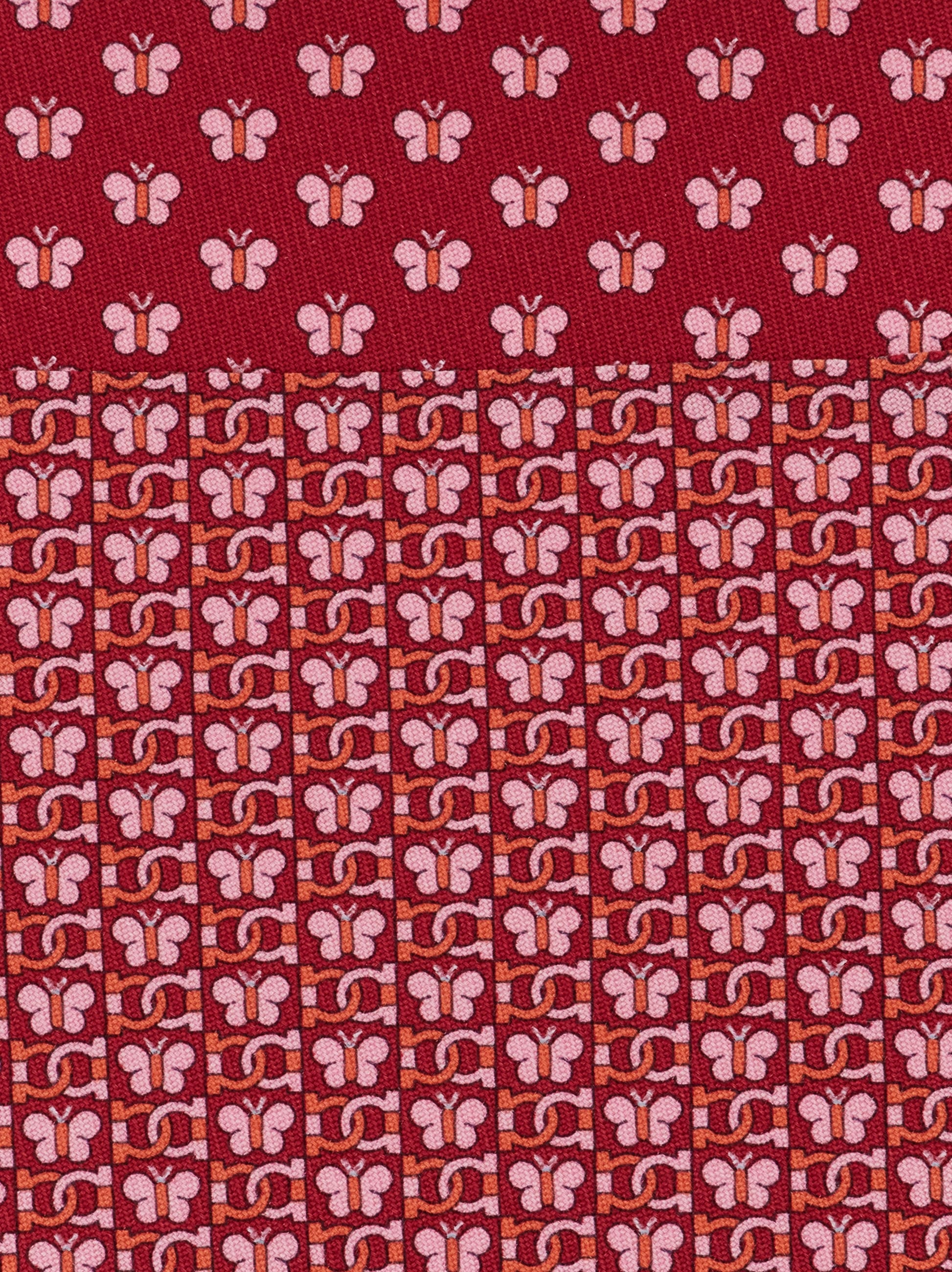 Butterfly print silk tie - Men | Ferragamo