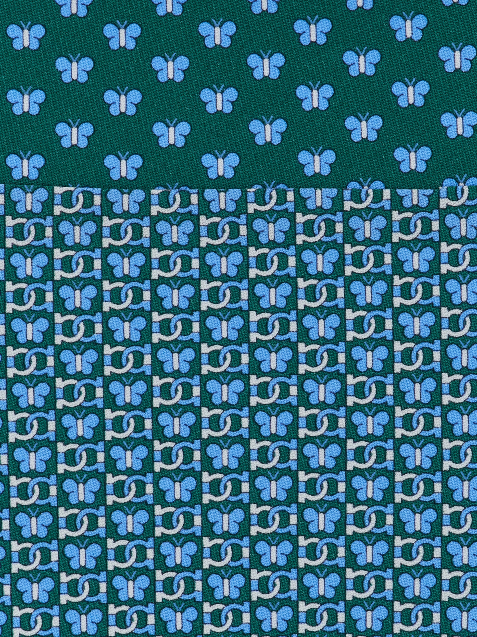 Butterfly print silk tie - Men | Ferragamo