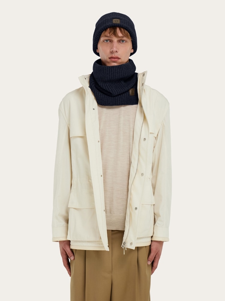 Cashmere blend collar Gallery image 3